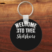 Welkom bij de Shitshow Sleutelhanger (Voorkant)