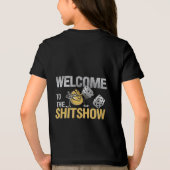 Welkom bij de ShitShow Tri-Blend Shirt (Achterkant)