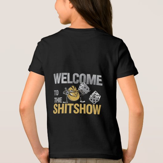 Welkom bij de ShitShow Tri-Blend Shirt (Achterkant)