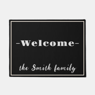 "Welkom bij de Smith Family" Gepersonaliseerde Deu Deurmat