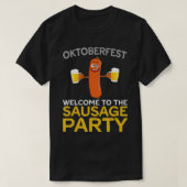 Welkom bij de Sont Party Funny Oktoberfest T-shirt (Design voorkant)
