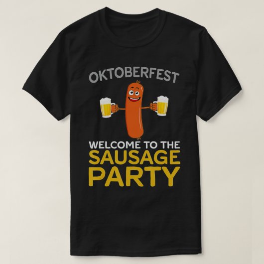 Welkom bij de Sont Party Funny Oktoberfest T-shirt (Design voorkant)