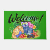 Welkom bij de strand deurmat (Voorkant)