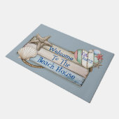 Welkom Bij De Strandhuis Deurmat (Schuin)
