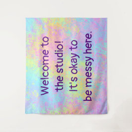 "Welkom bij de Studio" Wandkleed