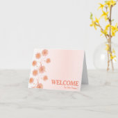 Welkom bij de team-postkaart kaart (Gele Bloem)