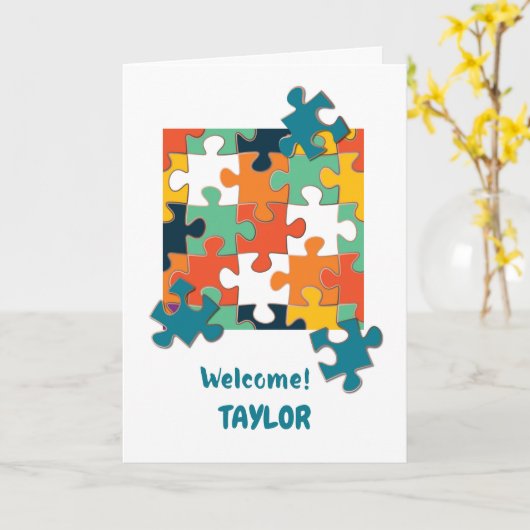 Welkom bij de Team Puzzel Kaart (Gele Bloem)