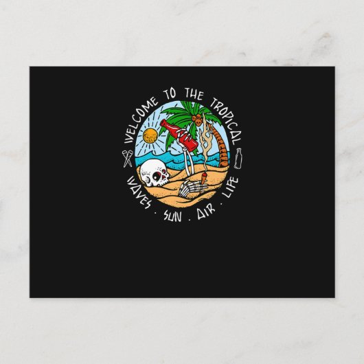 Welkom bij de Tropical Briefkaart (Voorkant)