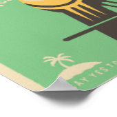 Welkom bij de vintage van het paradijs poster (Hoek)