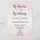 Welkom bij de Waterverf Blindenroze bruiloft (Voorkant)