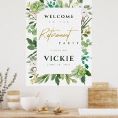 Welkom bij de Waterverf van de afvloeiing Poster (Keuken)