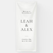 Welkom bij de Wedding Decor Signage Spandoek (Verticaal)