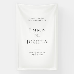 Welkom bij de Wedding Fabric Signage Banner