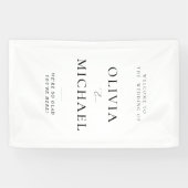 Welkom bij de Wedding Vinyl Signage Spandoek (Horizontaal)