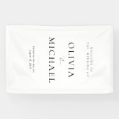 Welkom bij de Wedding Vinyl Signage Spandoek (Horizontaal)