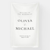 Welkom bij de Wedding Vinyl Signage Spandoek (Verticaal)