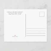 Welkom bij de wereld Black White foto geboorte Aankondigingskaart (Achterkant)