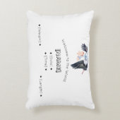 Welkom bij de Wereld Custom Name & Birth Stats Bab Accent Kussen (Voorkant(Verticaal))