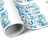 Welkom bij de Wereldbabyjongen Cadeaupapier (Rol Hoek)