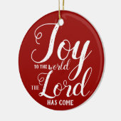 Welkom bij de Wereldfeestdag voor religieuze feest Keramisch Ornament (Links)