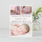 Welkom bij de wereldwijde bekendmaking feestdagenkaart (Staand voorkant)