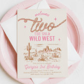 Welkom bij de Wild West Invitation Kaart
