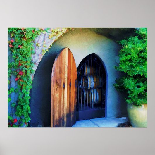 Welkom bij de Winery Poster (Voorkant)