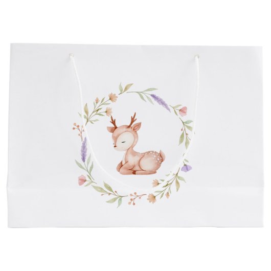 Welkom bij de World Large Gift Bag Groot Cadeauzakje (Achterkant)