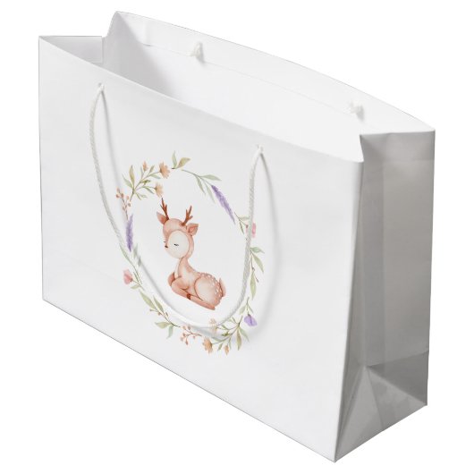 Welkom bij de World Large Gift Bag Groot Cadeauzakje (Achterkant Gekanteld)