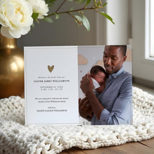 Welkom bij de 'World Little One Simple Baby Photo' Aankondiging