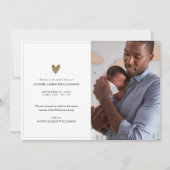 Welkom bij de 'World Little One Simple Baby Photo' Aankondiging (Voorkant)