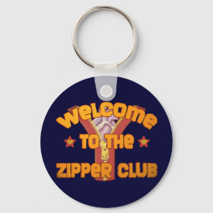 Welkom bij de Zipper Club Sleutelhanger