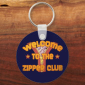 Welkom bij de Zipper Club Sleutelhanger (Voorkant)