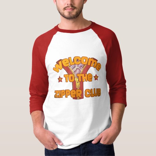 Welkom bij de Zipper Club T-shirt (Voorkant)