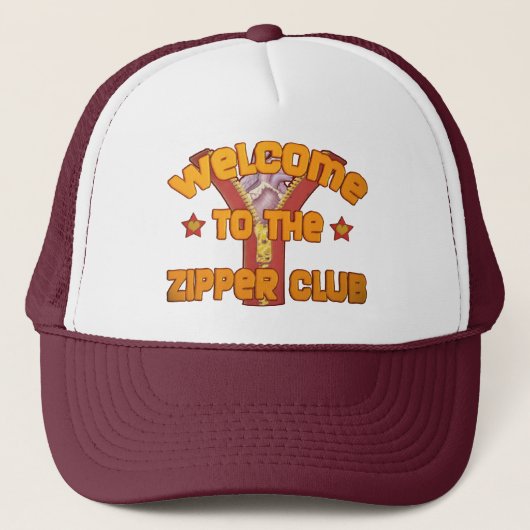 Welkom bij de Zipper Club Trucker Pet (Voorkant)
