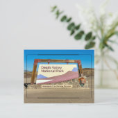 Welkom bij Death Valley National Park Briefkaart (Staand voorkant)