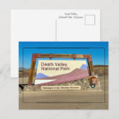Welkom bij Death Valley National Park Briefkaart (Voorkant / Achterkant)