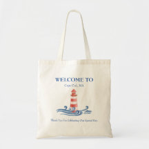 "Welkom bij" Destination Wedding Canvas tas