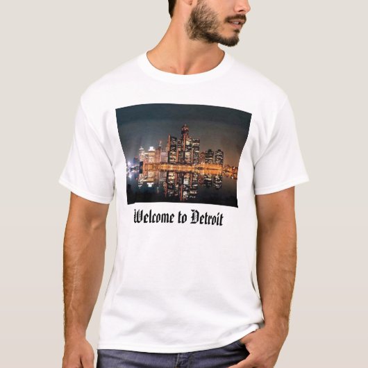 Welkom bij Detroit T-shirt (Voorkant)