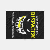 Welkom bij Dispatch Funny 911 Dispatch Halloween S Fleece Deken (Voorkant (Horizontaal))