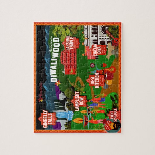 Welkom bij Diwaliwod! Legpuzzel (Verticaal)