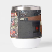 Welkom bij Dubuque, Iowa Sign met Amerikaanse vlag (Achterkant)