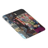 Welkom bij Dubuque, Iowa Sign met Amerikaanse vlag Magneet (Rechterzijde)