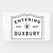 Welkom bij Duxbury MA Spandoek (Horizontaal)