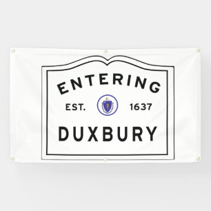 Welkom bij Duxbury MA Spandoek