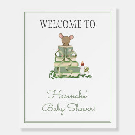 Welkom bij een nieuwe baby shower hoofdstuk