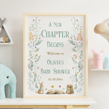 Welkom bij 'Een Nieuwe Hoofdstuk' Boek Baby Shower