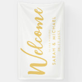 Welkom bij Elegant Script Weduwen Spandoek (Verticaal)