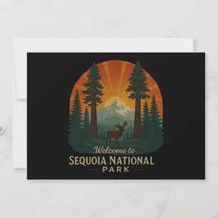 Welkom bij Embroidery Sequoia National USA Park Kaart