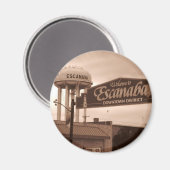 Welkom bij Escanaba Magnet (Voorkant / Achterkant)